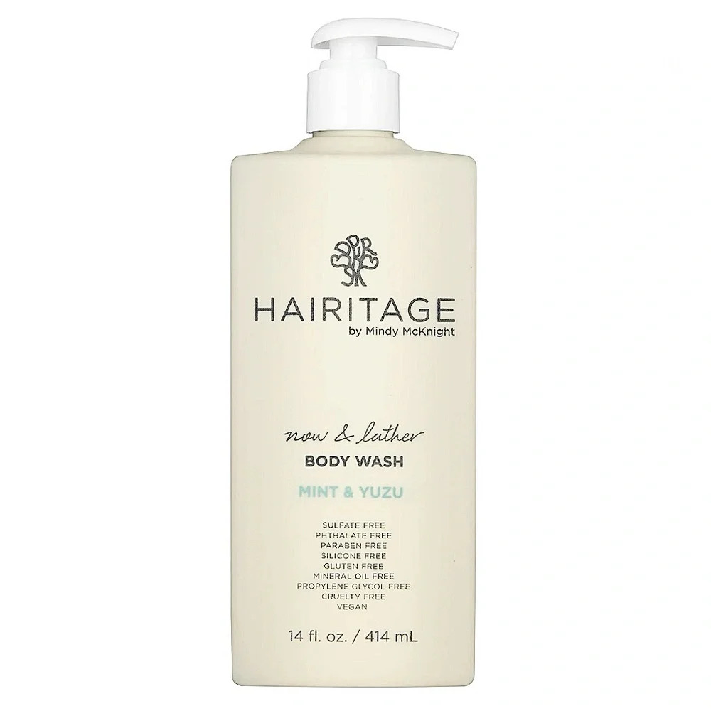 Hairitage Mint & Yuzu Body Wash 14oz